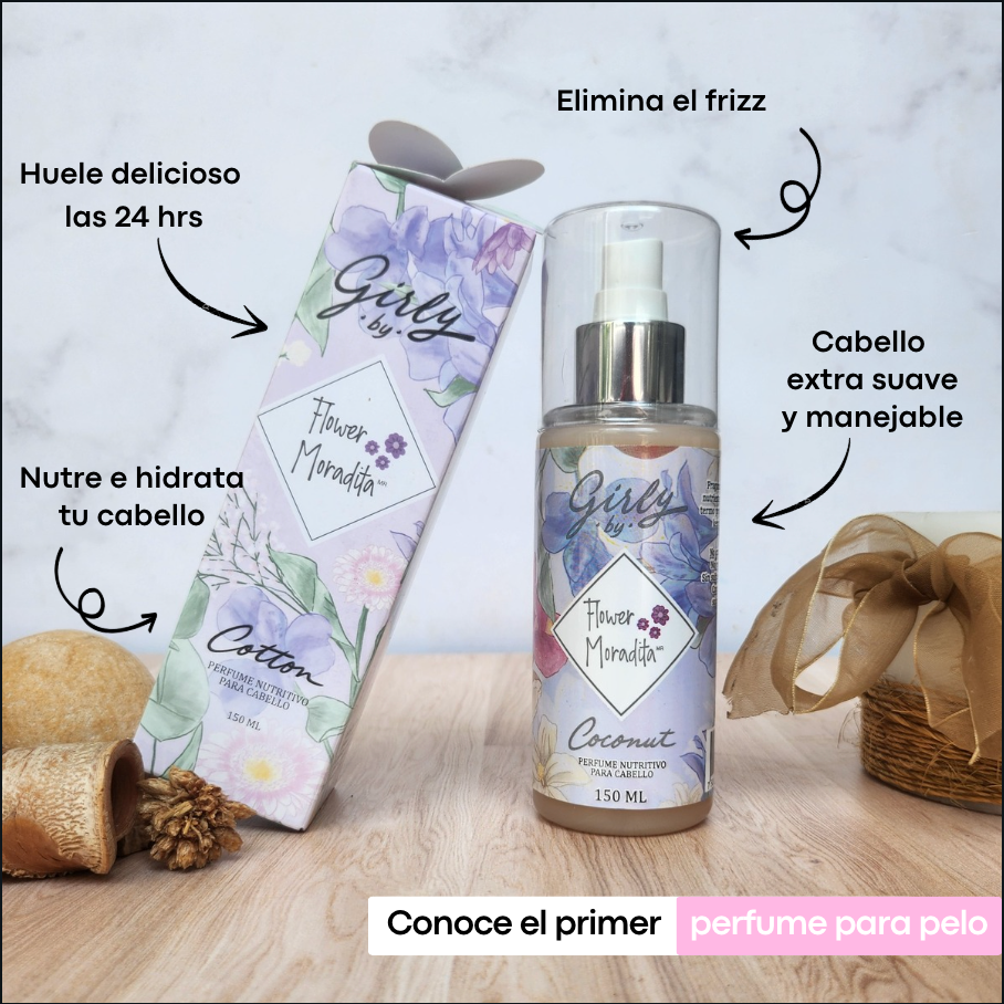Dúo de Perfumes Para Cabello Flower Moradita Girly