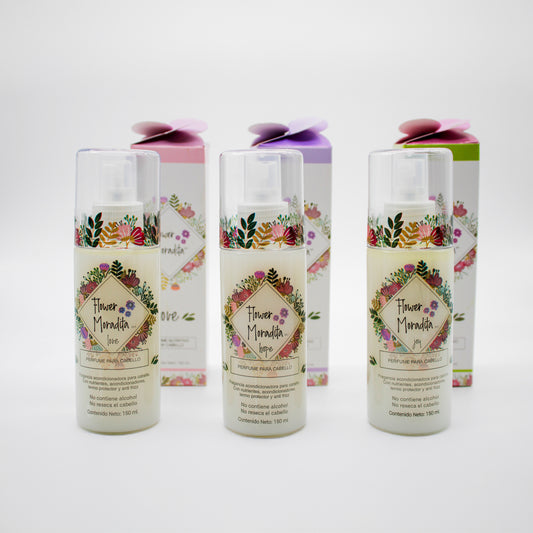 Kit 3 Perfumes para cabello + Travel Size Gratis