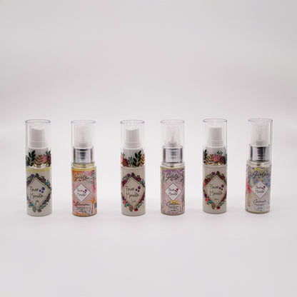 Kit 6 Perfumes Para Cabello Travel Size