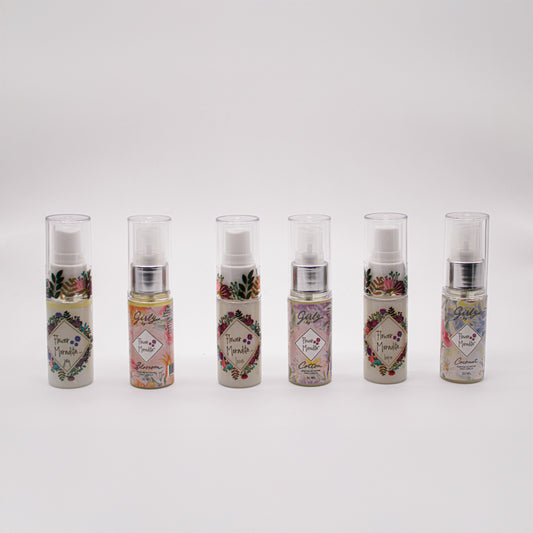 Kit 6 Perfumes Para Cabello Travel Size