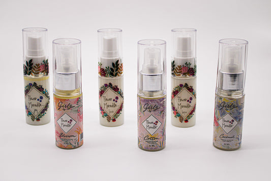 Kit 6 Perfumes Para Cabello Travel Size