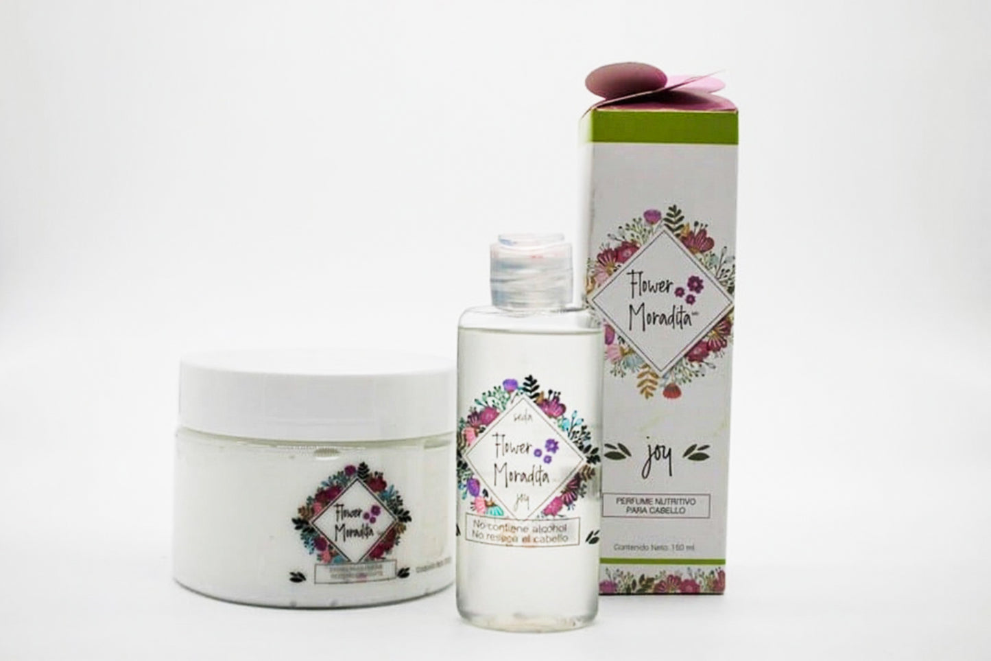 Kit Perfume para Cabello, Seda Protectora y Crema para Peinar Reestrucurante