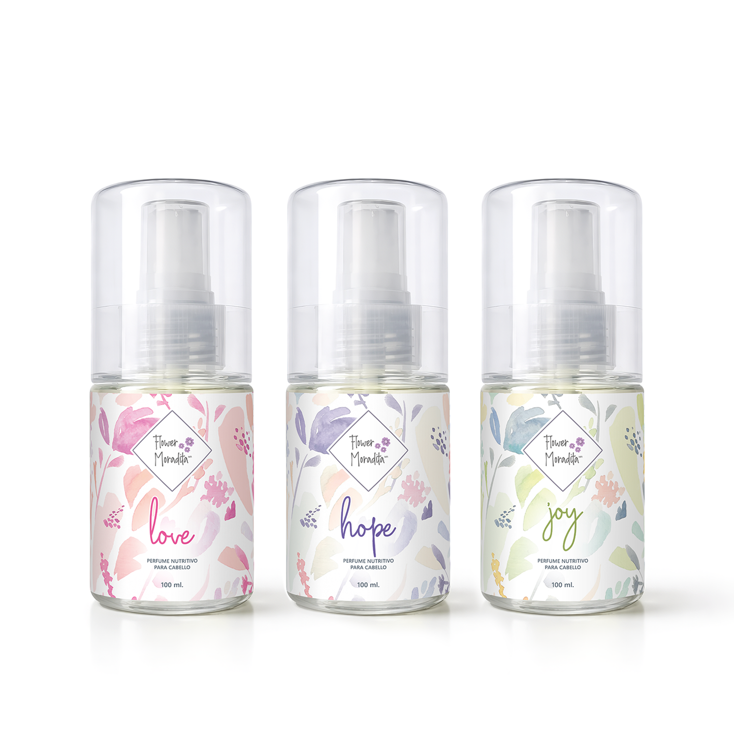 Kit 3 Perfumes para cabello de 100ml