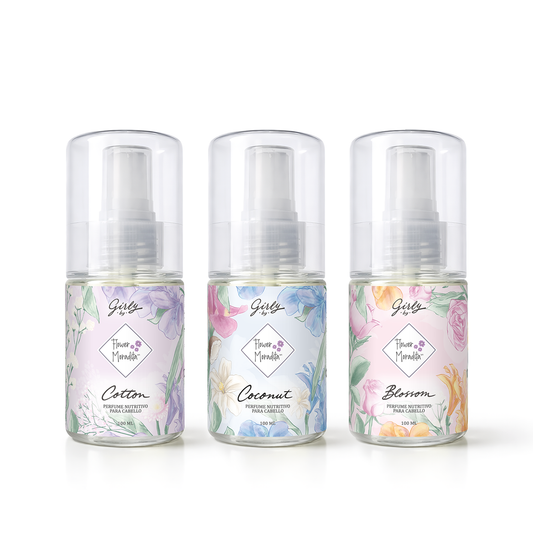 Kit 3 Perfumes para cabello de 100ml