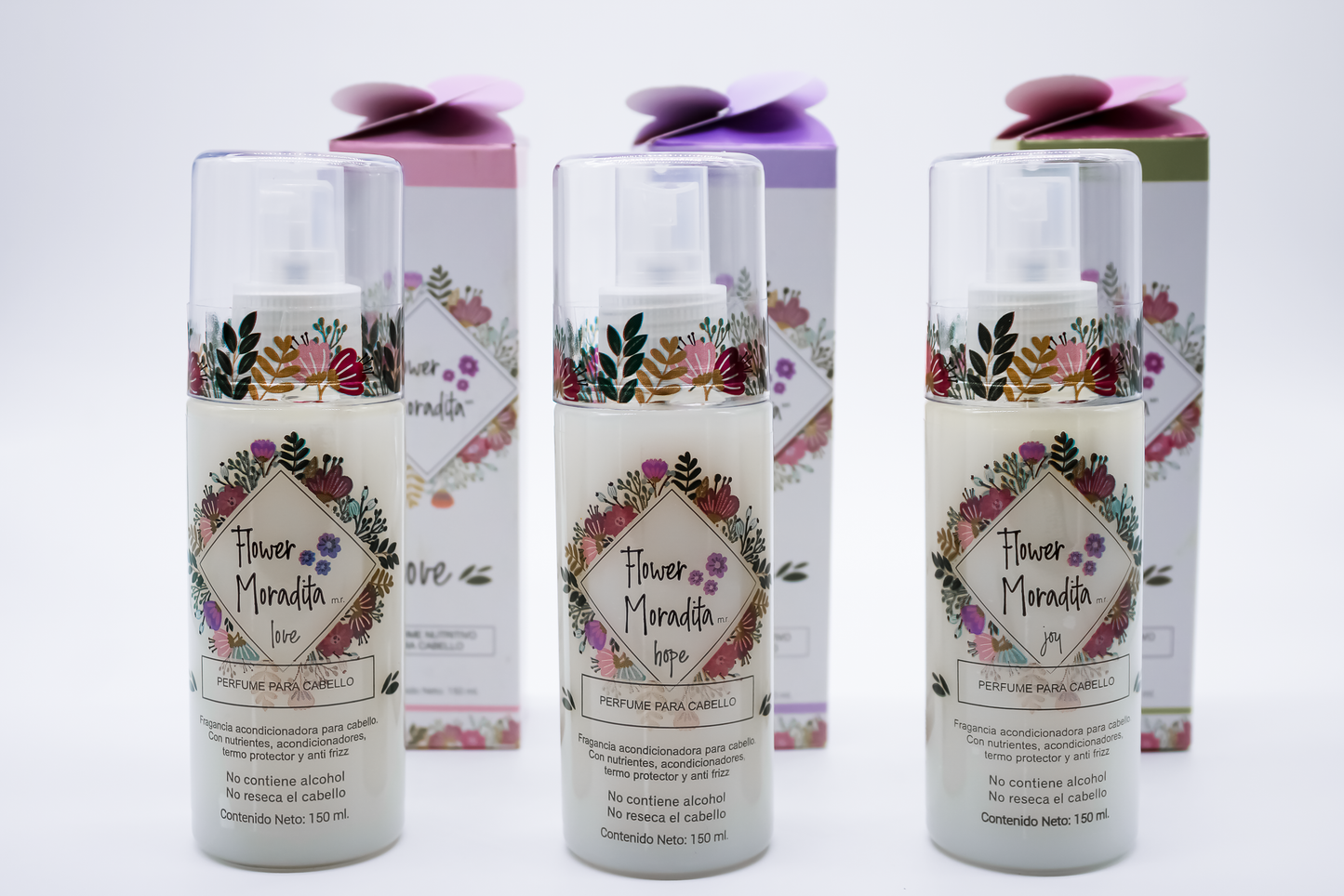Kit 3 Perfumes para Cabello 150ml