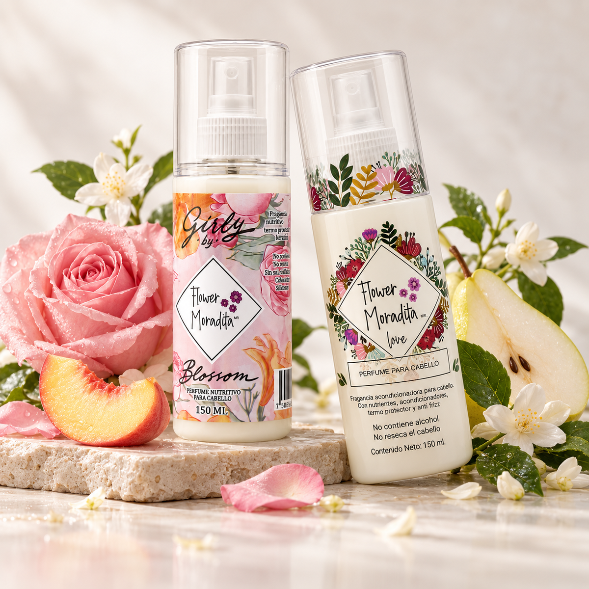 Dúo Perfumes Capilares 150ml Sin Alcohol | Flower Moradita