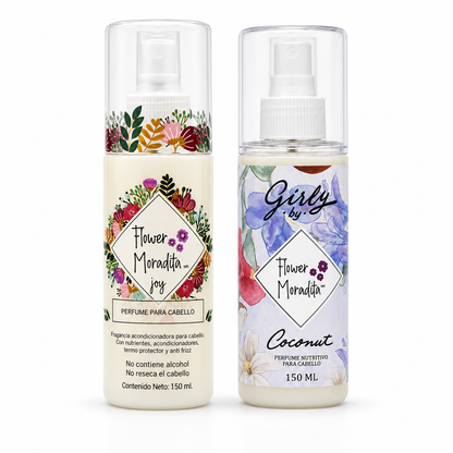Dúo Perfumes Capilares 150ml Sin Alcohol | Flower Moradita