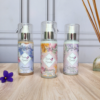 Kit de 3 Perfumes Para Cabello Flower Moradita Girly